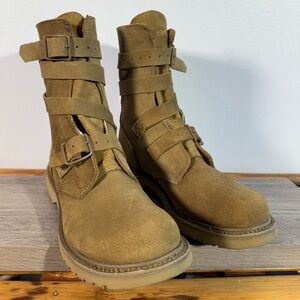 Corcoran Men's 10" Coyote Tanker Boots Size 12 D Roughout CV2600 Made In USA